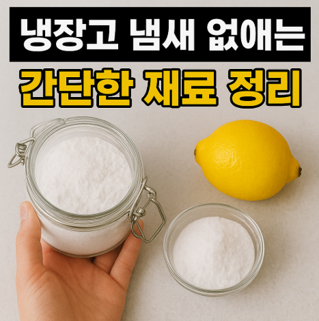 냉장고냄새없애는방법