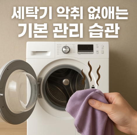 세탁기악취없애는기본관리습관