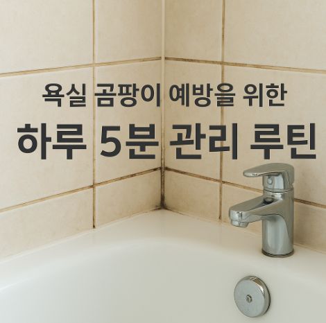 욕실곰팡이예방법
