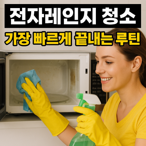 전자레인지청소방법