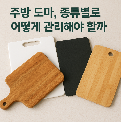 주방도마관리방법