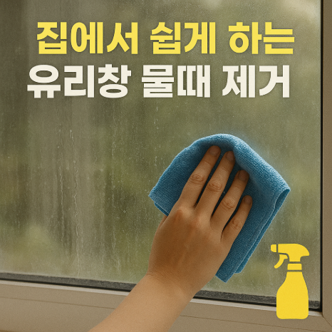 집에서쉽게하는유리창물때제거