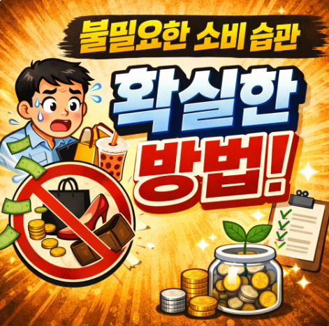 불필요한소비습관고치는법