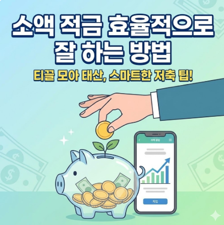 소액적금하는방법