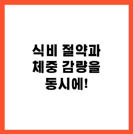 식비절약과체중감량을동시에잡는직장인도시락
